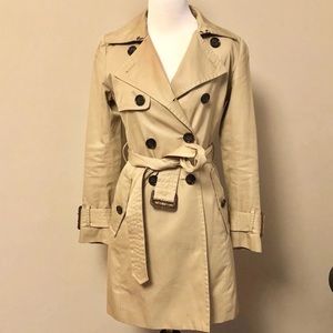 Banana Republic Beige Tan Trench Coat